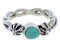 Turquoise Sterling Silver Southwest Jewelry Ring Size 5-1/4 UX33538